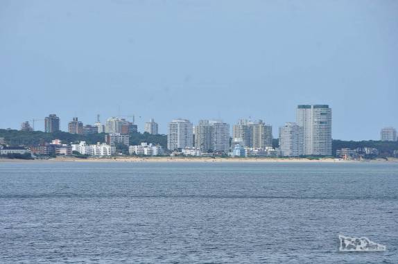 Parte da skyline de Punta del Este, no litoral do Uruguai
